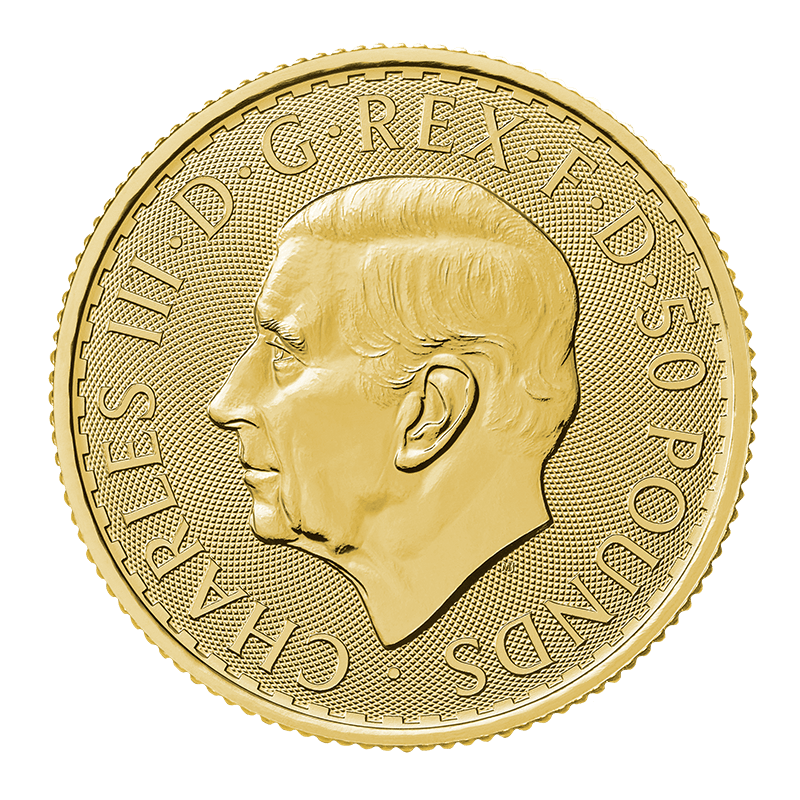 Image pour Pièce d’or Britannia de 1/2 oz à l’effigie du roi Charles (2023) à partir de Métaux précieux TD